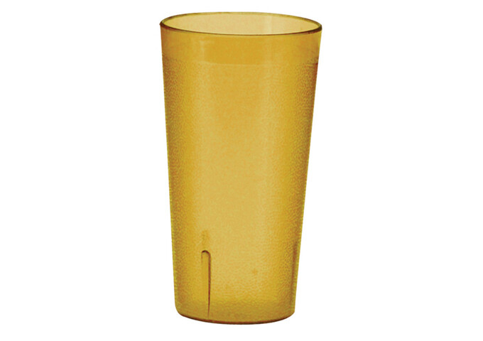 Tumbler 9-1/2oz. Amber Plastic (1dz.)