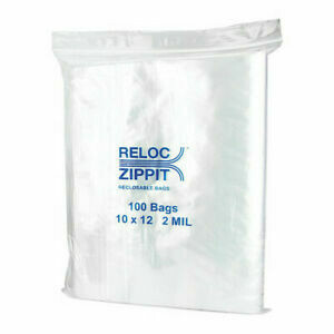 Bag Poly 10"x12" Zip (1gal.)