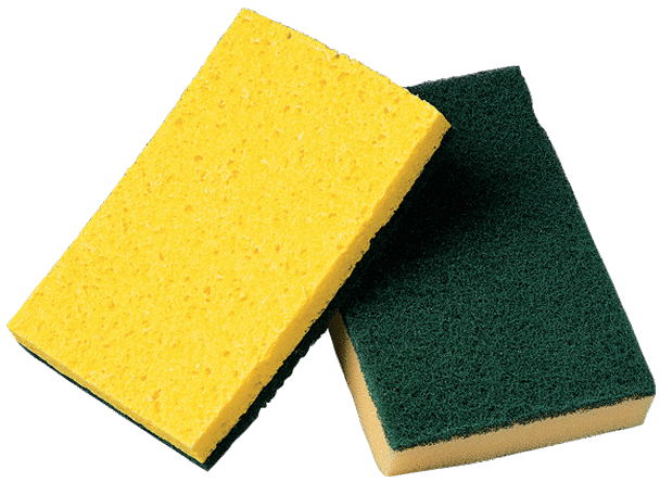Sponge Green/Yellow Scrubber (20ct.)