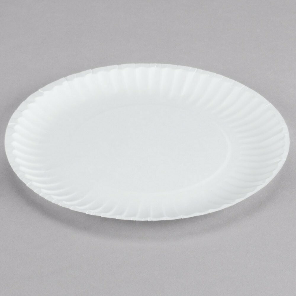 Paper Plate 9" White
