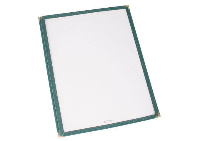 Menu Cover Single Green
