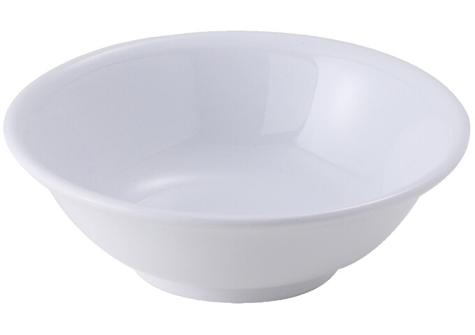 Bowl 22oz. Round White Melamine