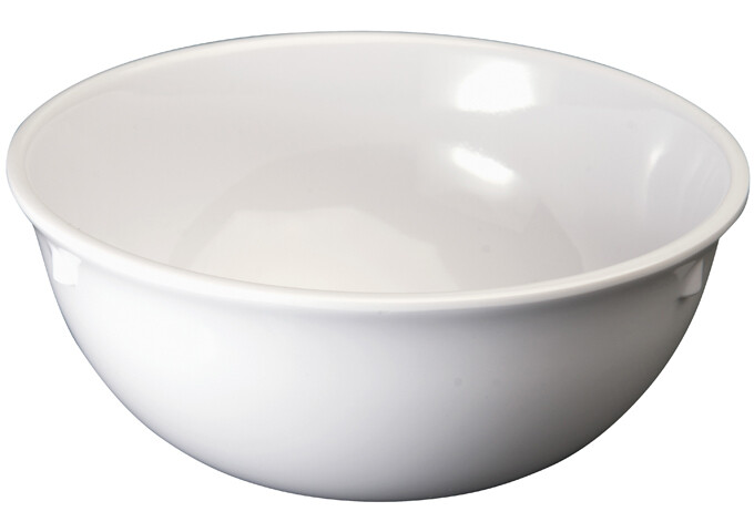 Bowl 11oz. Nappie Round White Melamine