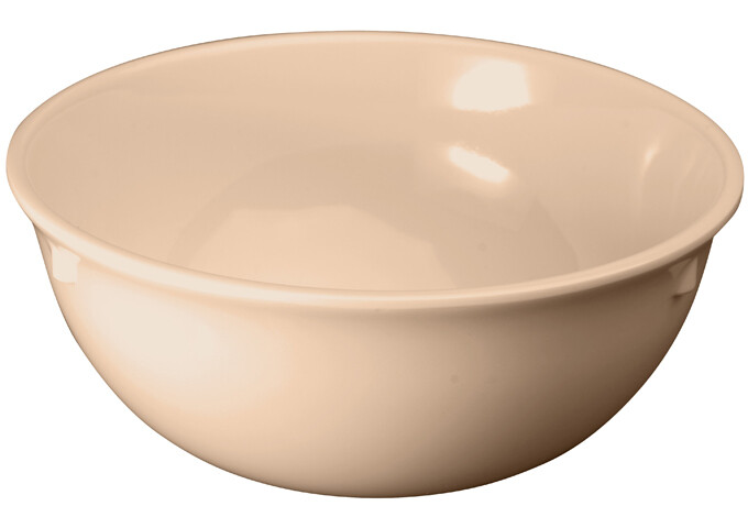 Bowl 15oz. Nappie Round Tan Melamine