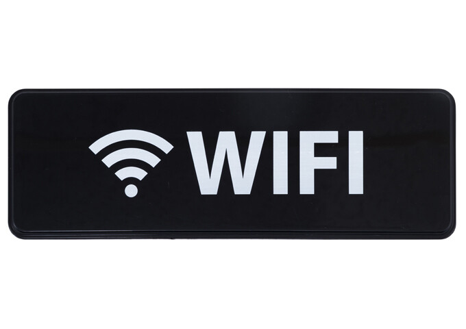 Sign 9"x3" WIFI