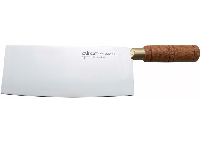 Cleaver 8"x3-1/2" Wood Handle