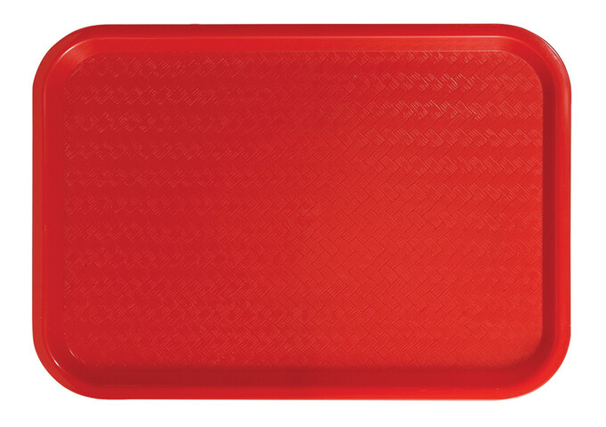 Food Tray 10"x14" Red