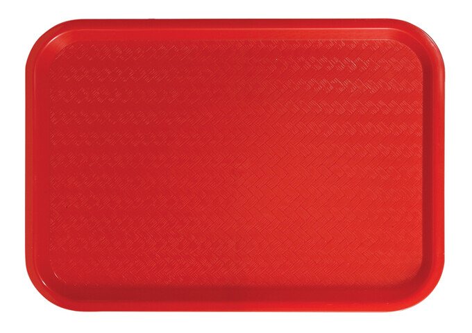 Food Tray 12"x16" Red