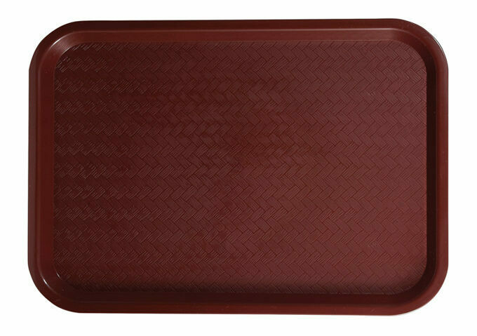 Food Tray 12"x16" Burgundy