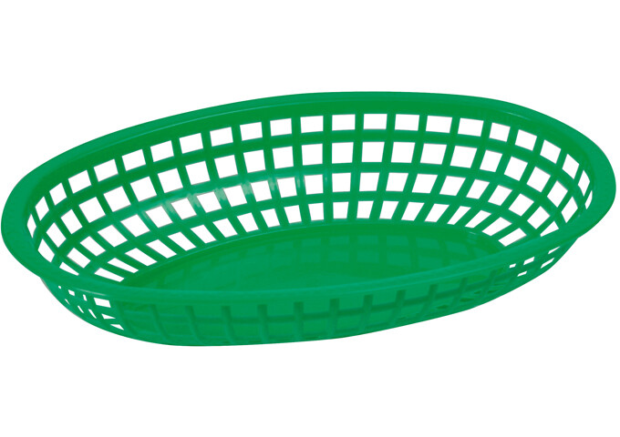 Oval Basket Green (1dz.)