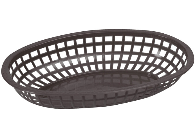 Oval basket Black (1dz.)