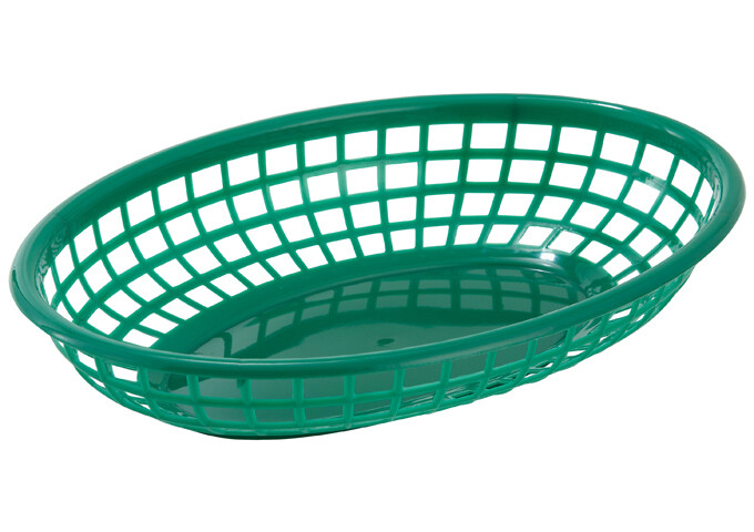 Fast Food basket Green (1dz.)