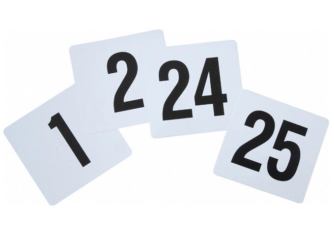 Table Number Set (1-25)