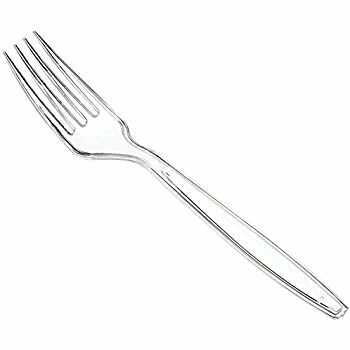 Heavy Plastic Fork Clear (1,000ct)