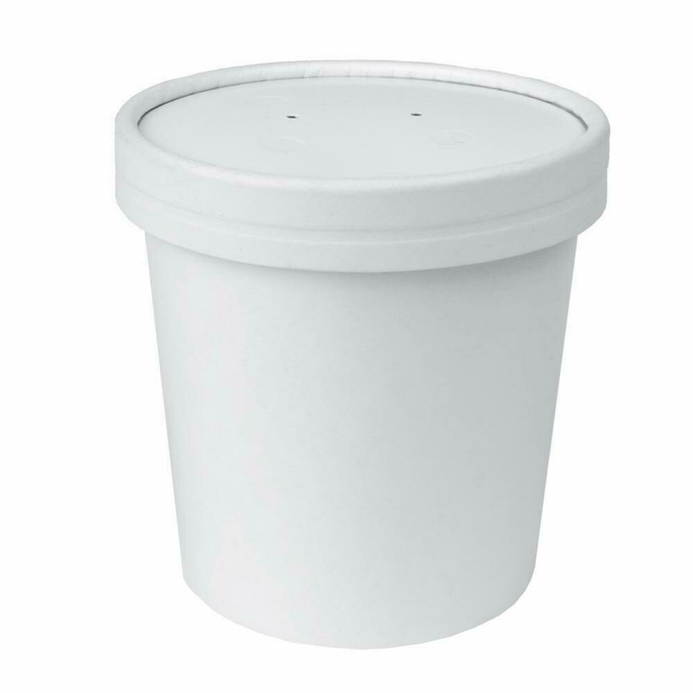 Container 16oz. Hot/Cold White