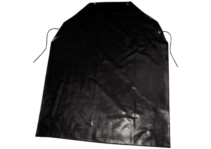 Bib Apron 44" Latex Black