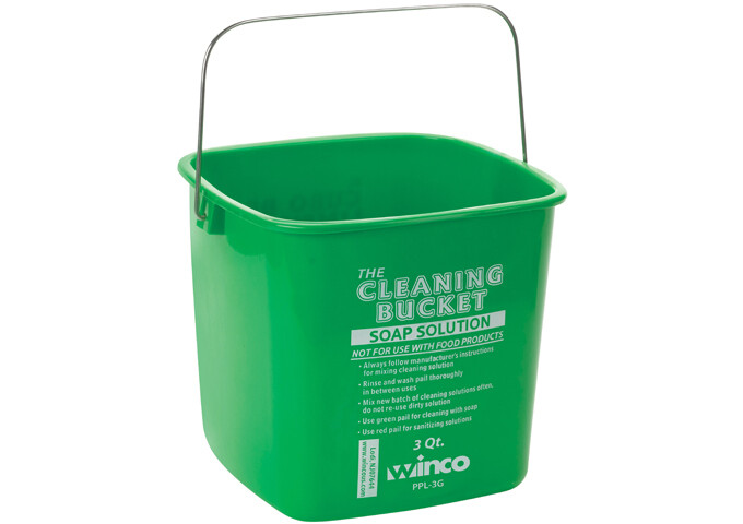 Cleaning Bucket 3qt. Green