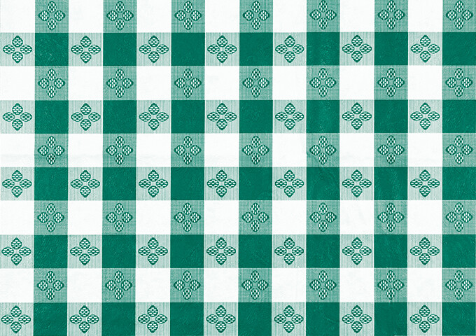 Table Cloth 52"x90" Green Checkered