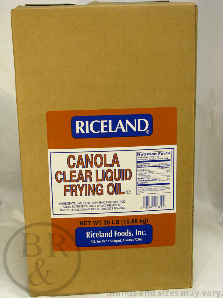 Canola Clear Fry 35lb. Oil