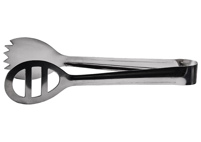 Salad Tong 7-3/4" Oval S/S