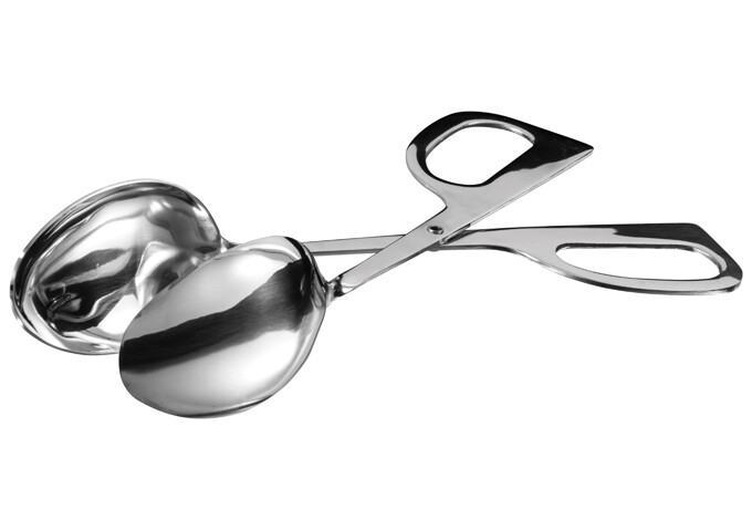 Salad Tong 10" Double Spoon S/S