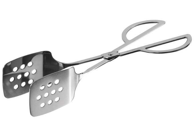 Pastry Tong 10-1/2" Perforated S/S