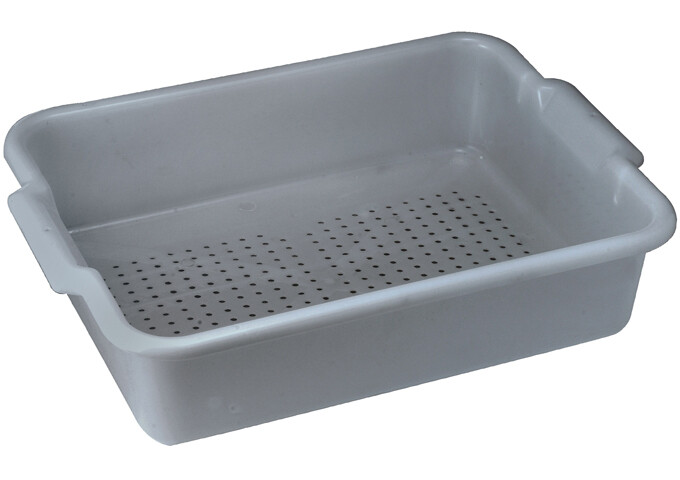 Bus Box 5" Deep Perf. Gray