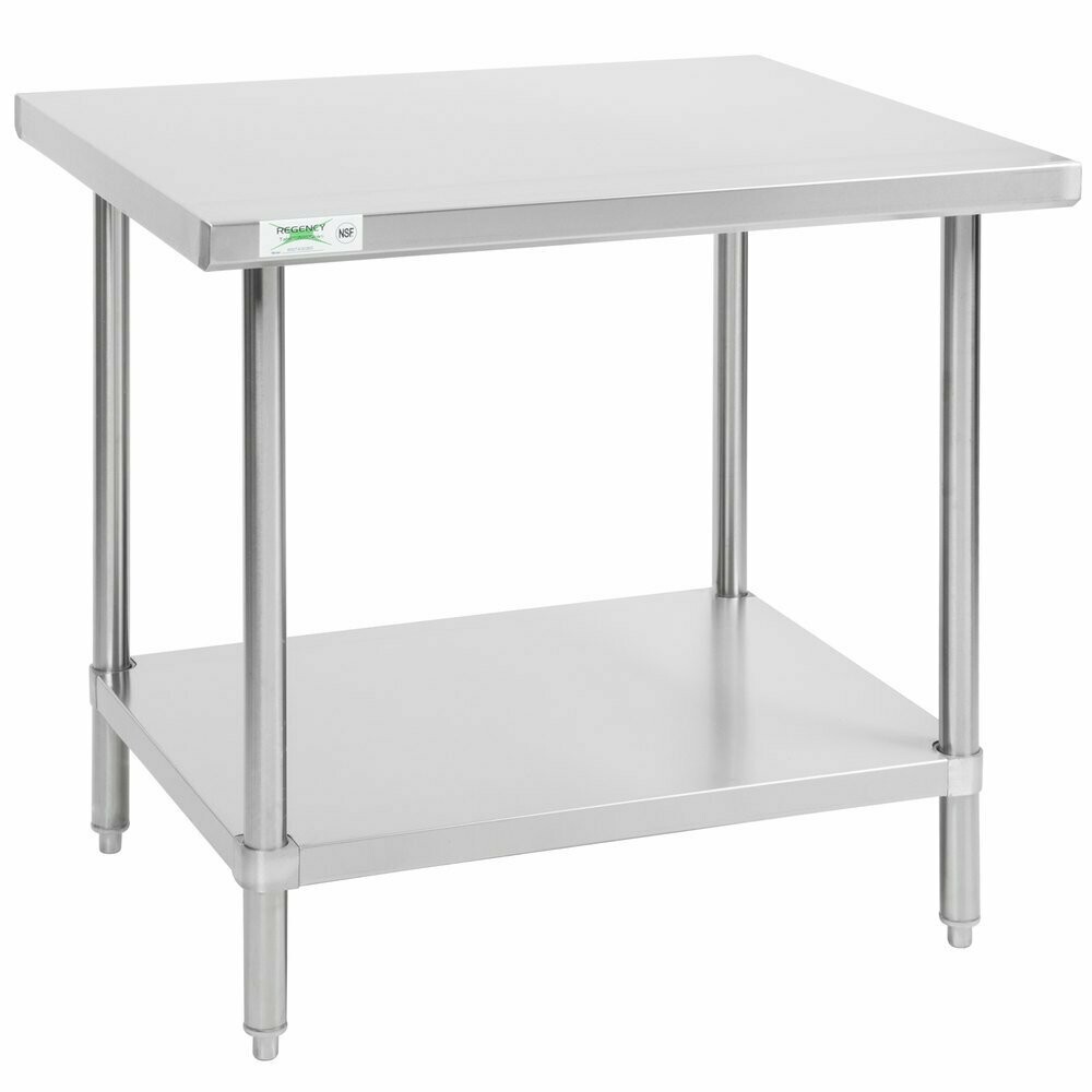 Work Table 24"x30"x35" S/S Top