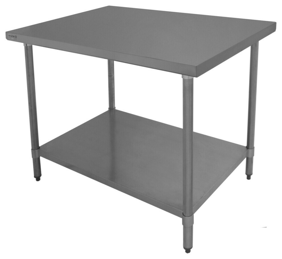 Work Table 18"x24"35" S/S Top