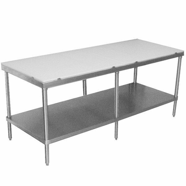 Work Table 24"x96"x35" S/S Top