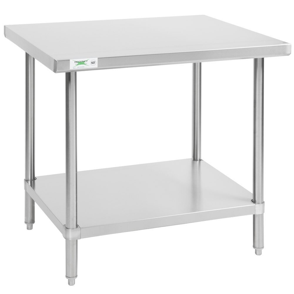 Work Table 30"x30"x35" S/S Top