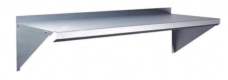 Wall Shelf 12"x72"x10" S/S