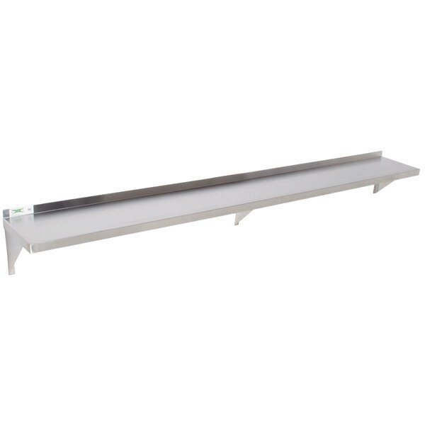 Wall Shelf 12"x84"x10" S/S