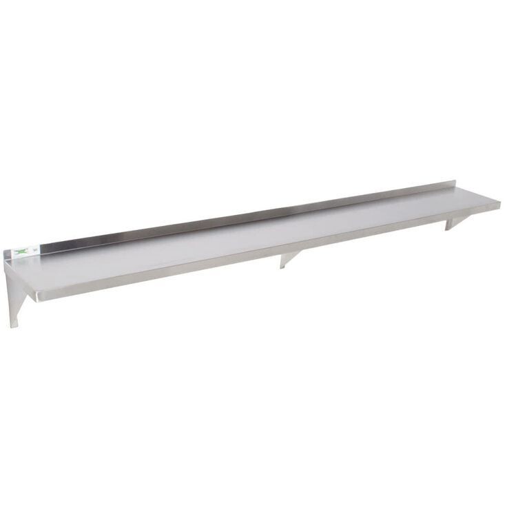 Wall Shelf 12"x96"x10" S/S