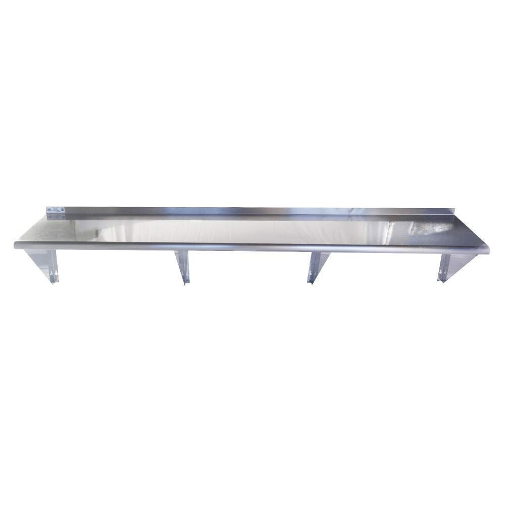 Wall Shelf 14"x96"x11" S/S