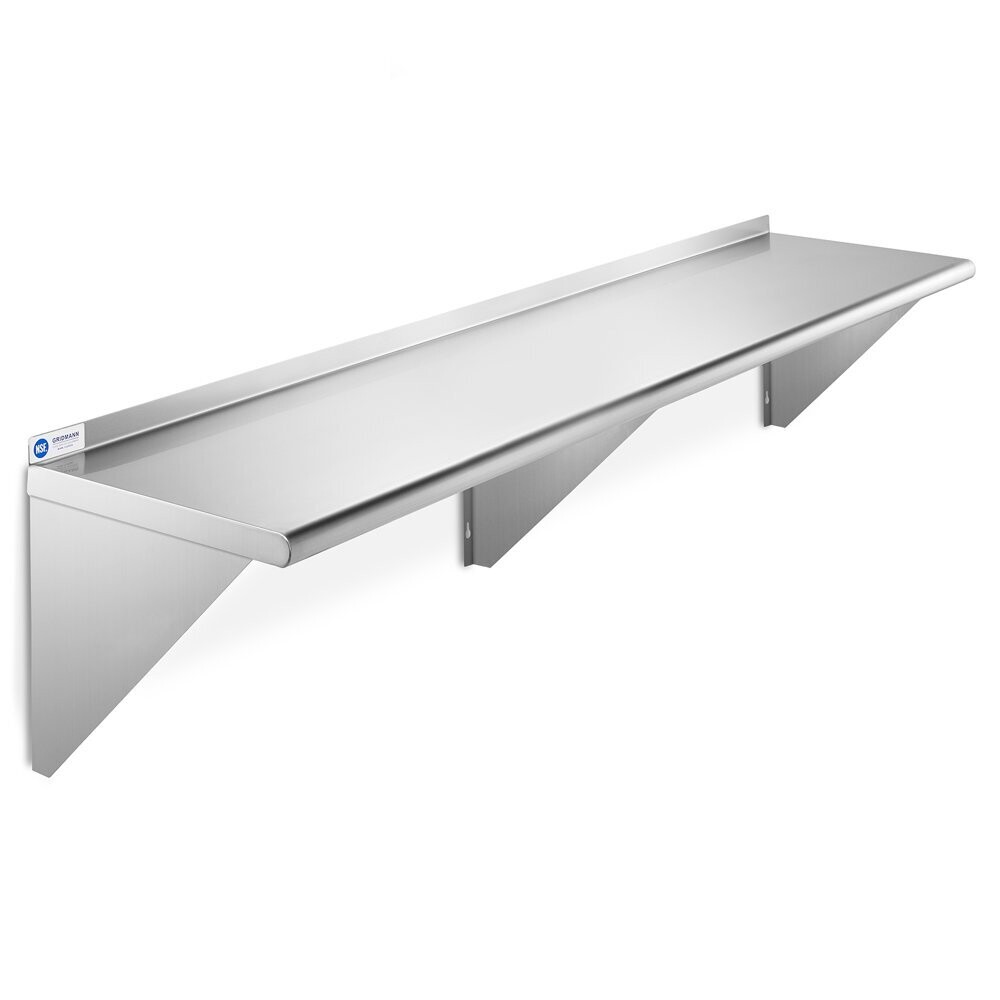 Wall Shelf 14"x72"x11" S/S