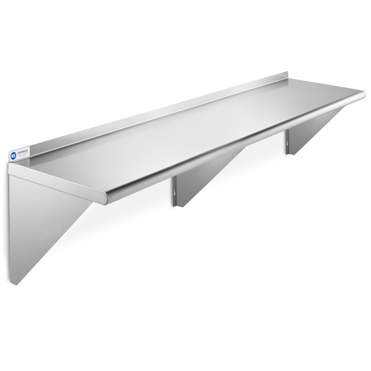 Wall Shelf 14"x60"x11" S/S