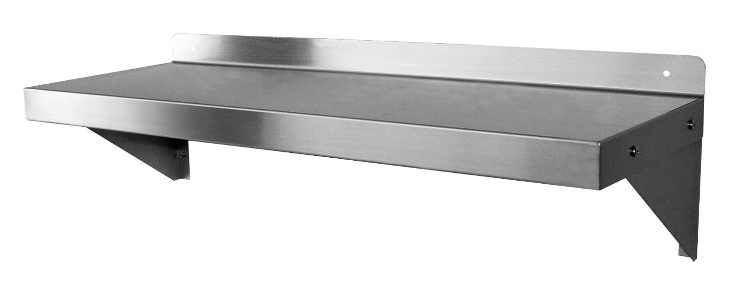 Wall Shelf 16"x48"x11" S/S