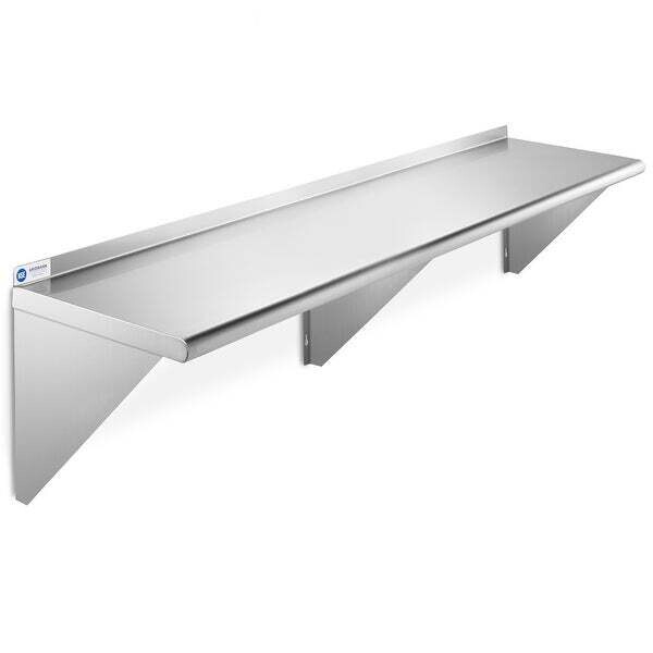 Wall Shelf 16"x72"x11" S/S