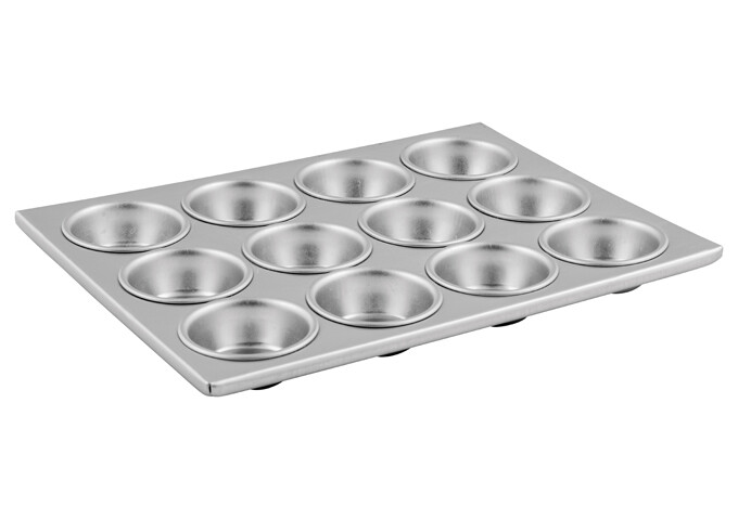 Muffin Pan 12 Slot Aluminum