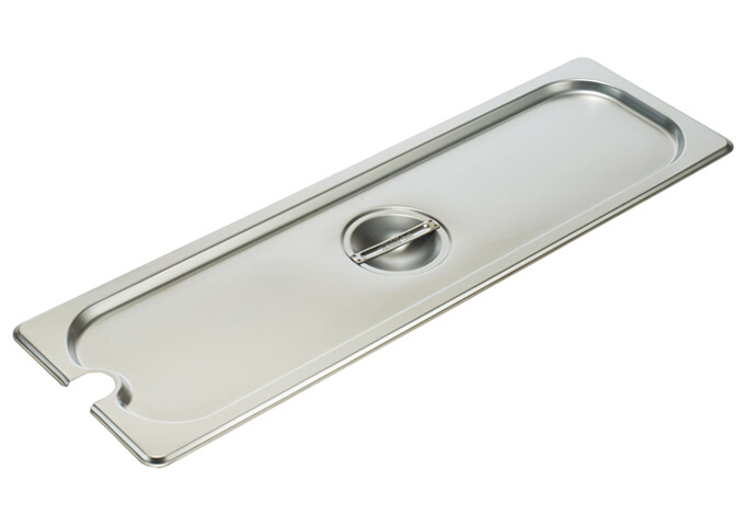 Steam Pan Cover Notched Half Long