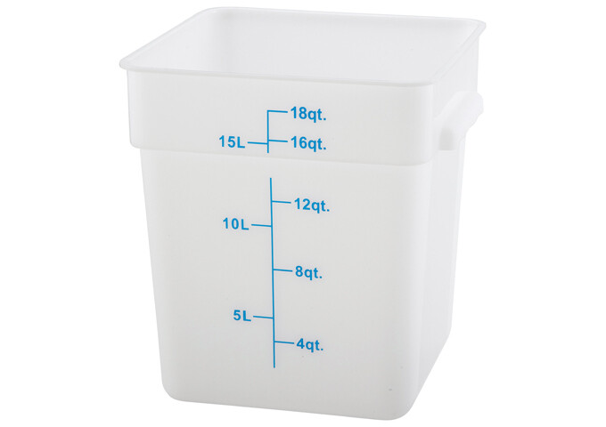 Storage Container 18qt. Square White