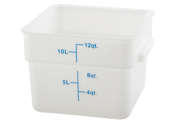Storage Container 12qt. Square White