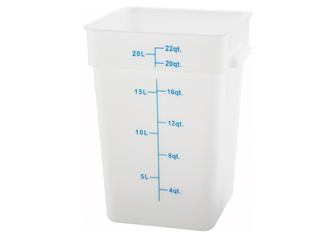 Storage Container 22qt. Square White