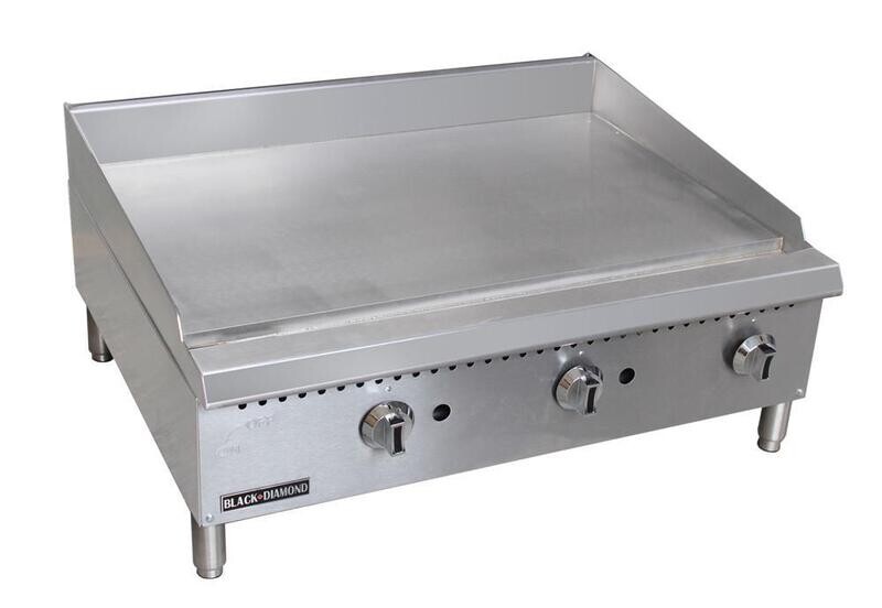 Griddle 36" Gas 3 Burner