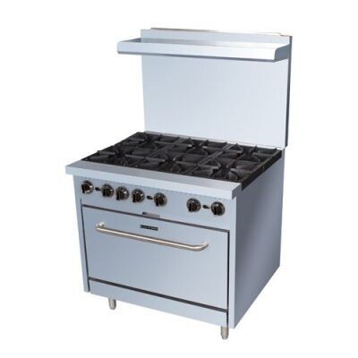 Range 6 Burner Stove #BDGR-36/NG