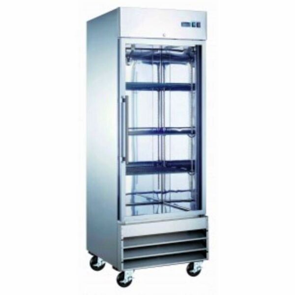 Refrigerator 1-Door Glass Reach In