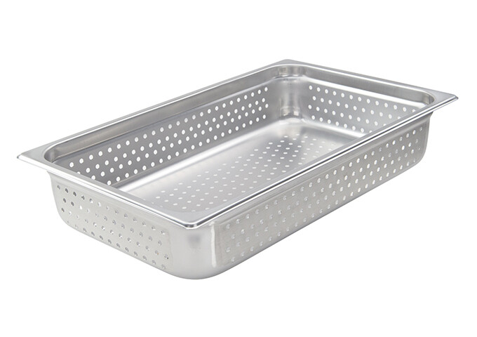 Steam Pan 4" Deep Perf. Full Size