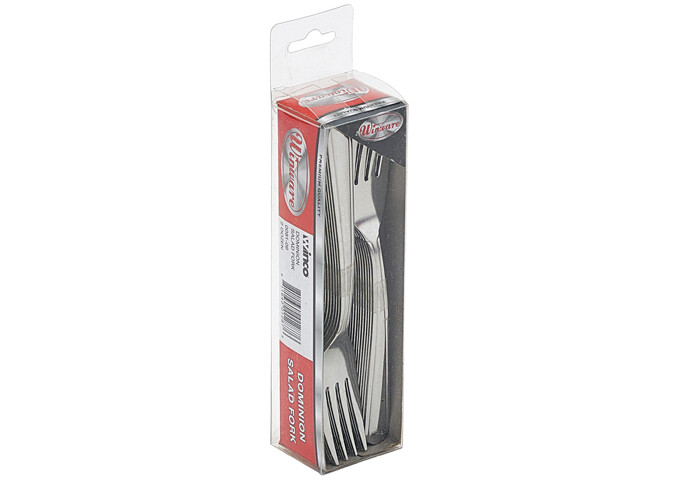 Salad Fork 6" Dominion Clear Pack 2dz.