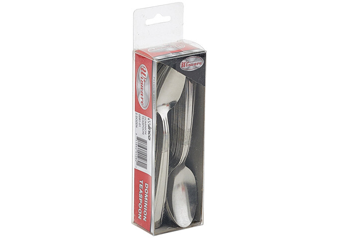 Teaspoon 6" Dominion Clear Pack 2dz.